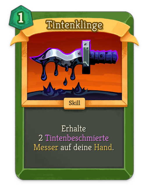 Tintenklinge