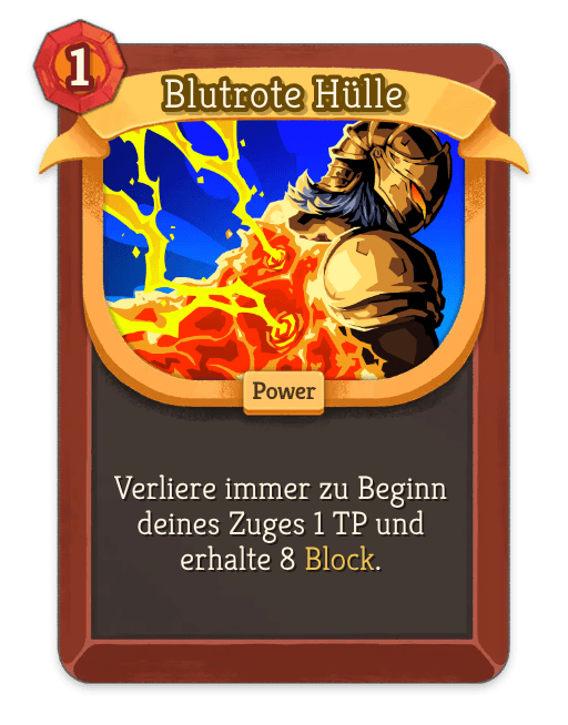 Blutrote Hülle