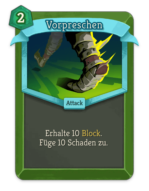 Vorpreschen