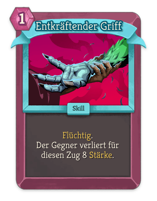 Entkräftender Griff