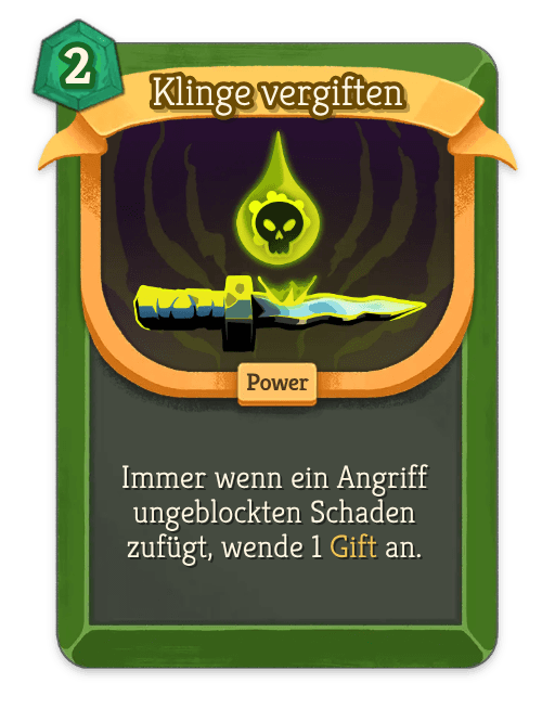 Klinge vergiften