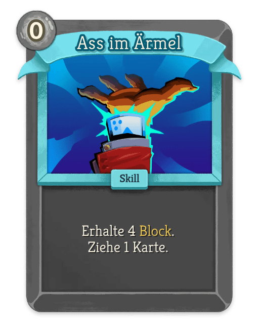 Ass im Ärmel