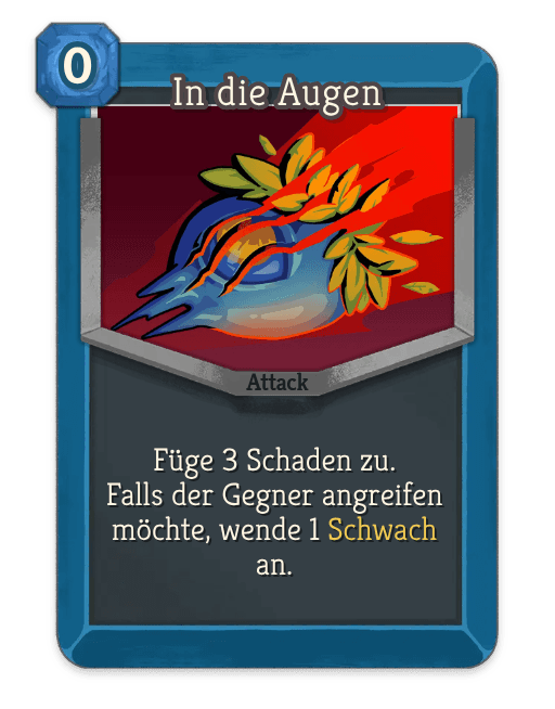 In die Augen
