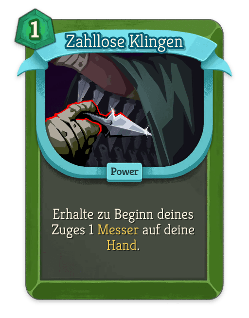 Zahllose Klingen