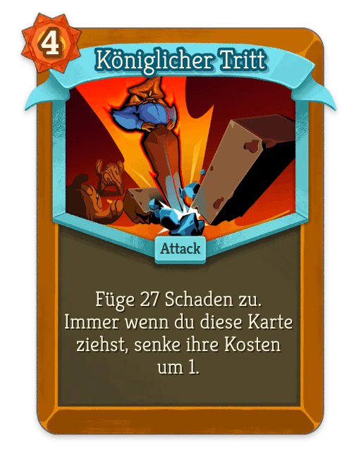 Königlicher Tritt