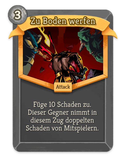 Zu Boden werfen