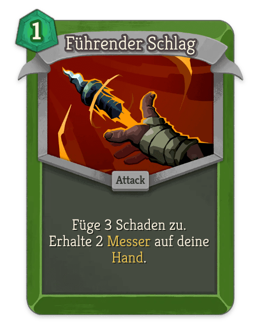 Führender Schlag