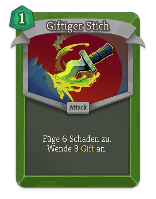 Giftiger Stich