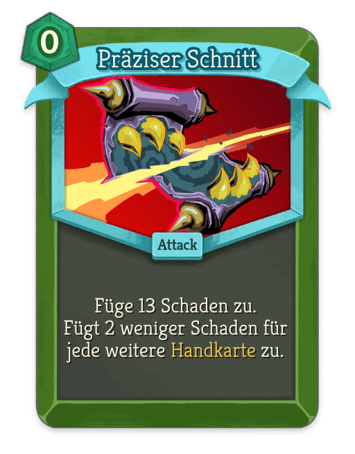 Präziser Schnitt