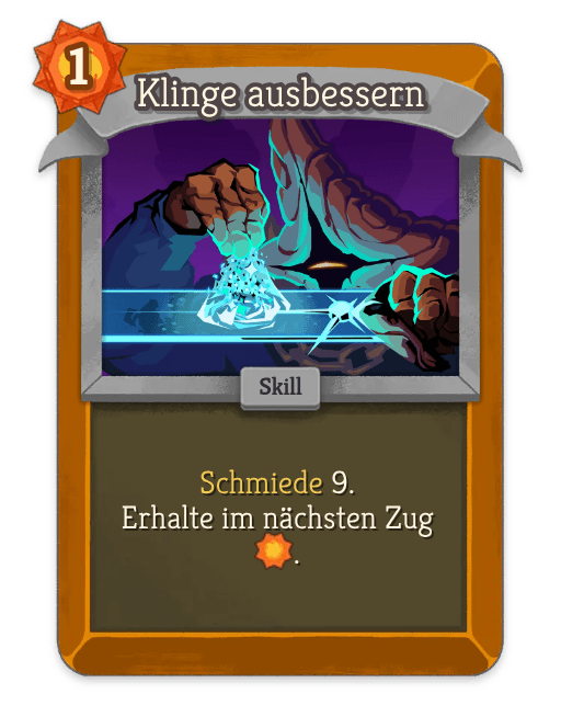 Klinge ausbessern