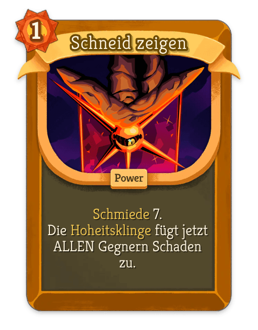 Schneid zeigen