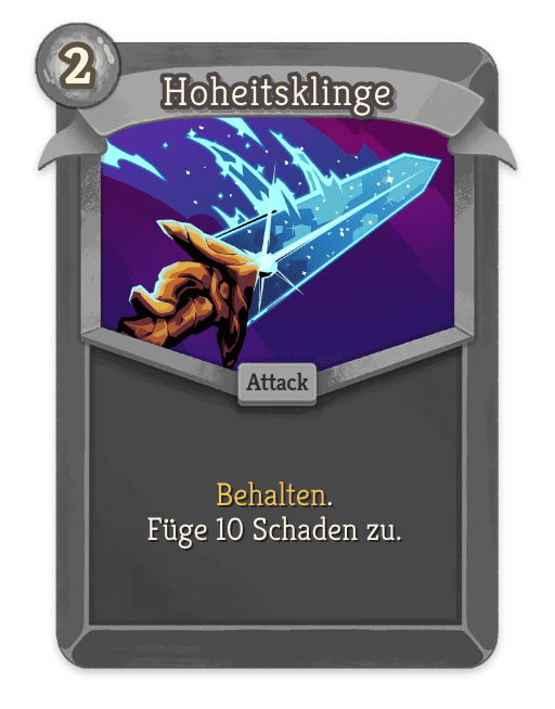 Hoheitsklinge