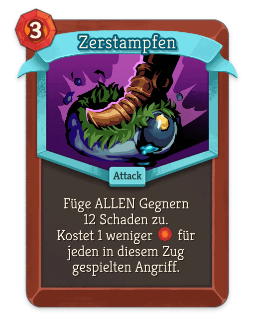 Zerstampfen