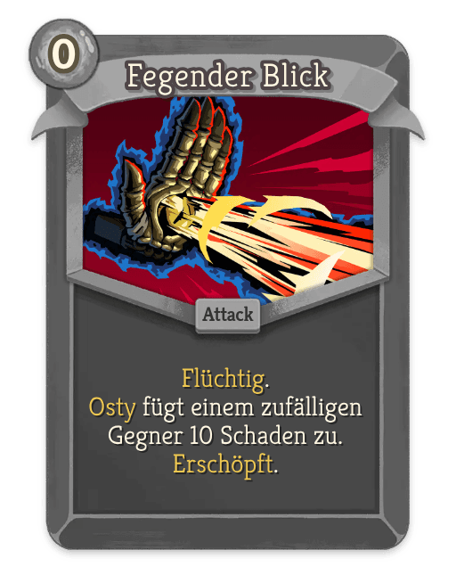 Fegender Blick