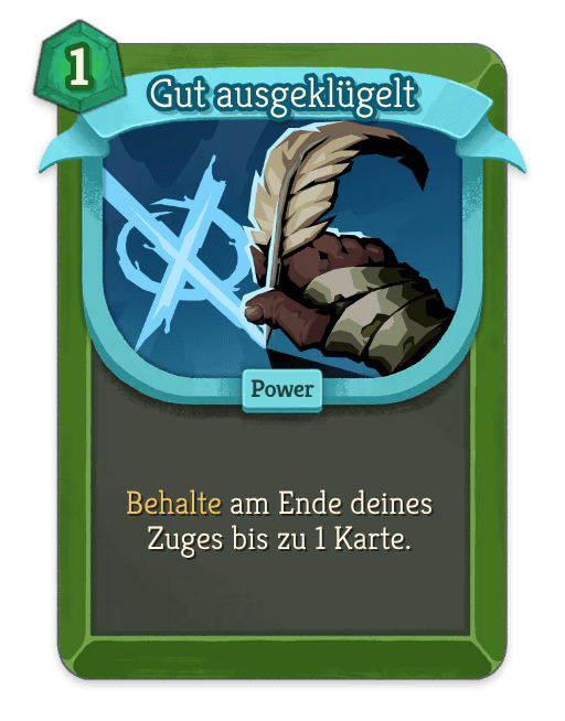 Gut ausgeklügelt