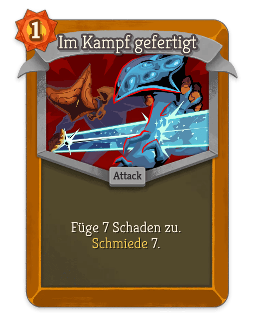 Im Kampf gefertigt