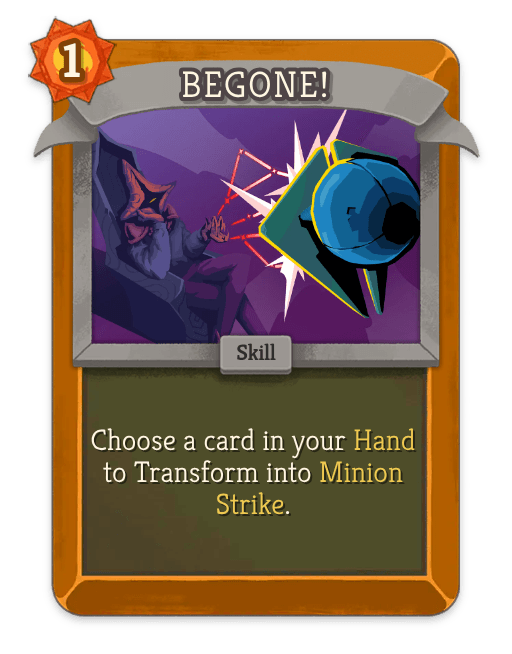 BEGONE!