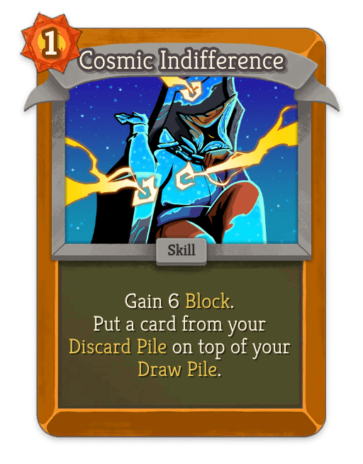 Cosmic Indifference