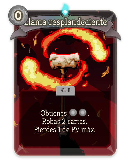 Llama resplandeciente