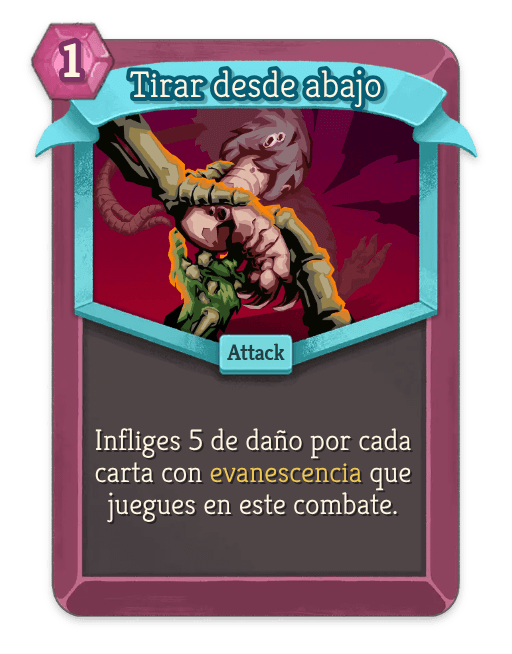 Tirar desde abajo