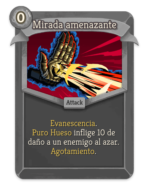 Mirada amenazante