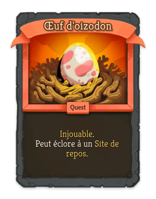 Œuf d'oizodon