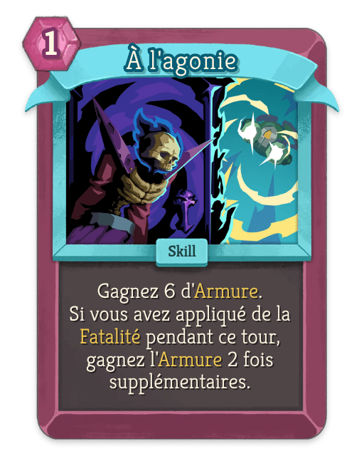 À l'agonie