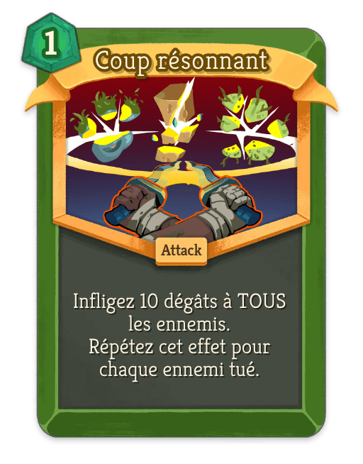 Coup résonnant