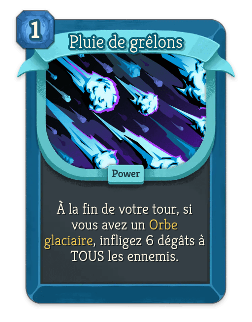Pluie de grêlons