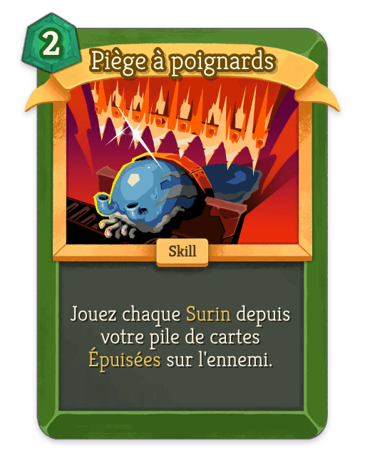 Piège à poignards