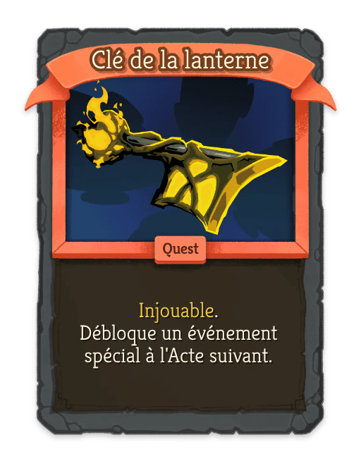 Clé de la lanterne