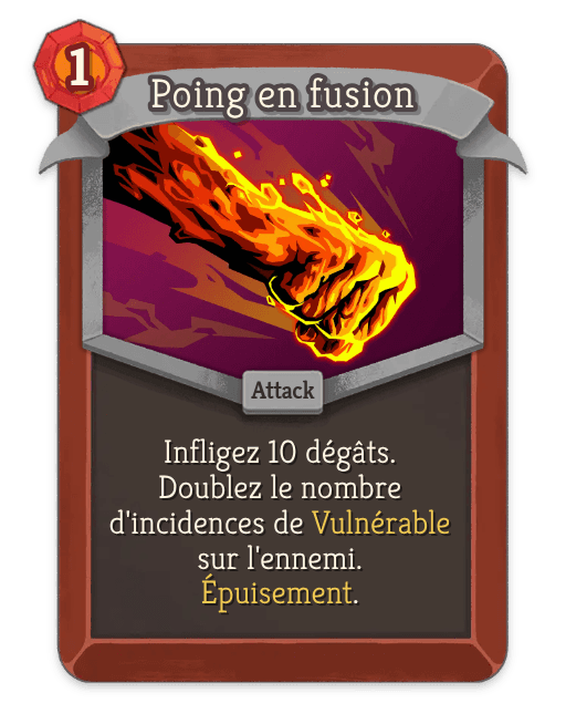 Poing en fusion