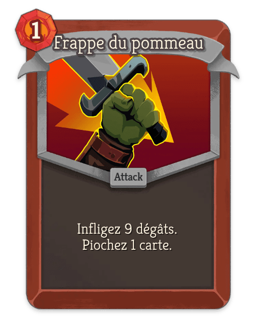 Frappe du pommeau