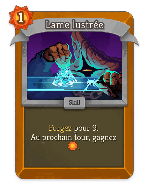 Lame lustrée