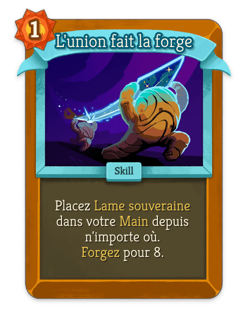 L'union fait la forge