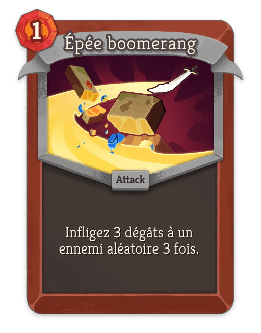 Épée boomerang