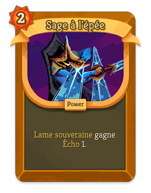 Sage à l'épée