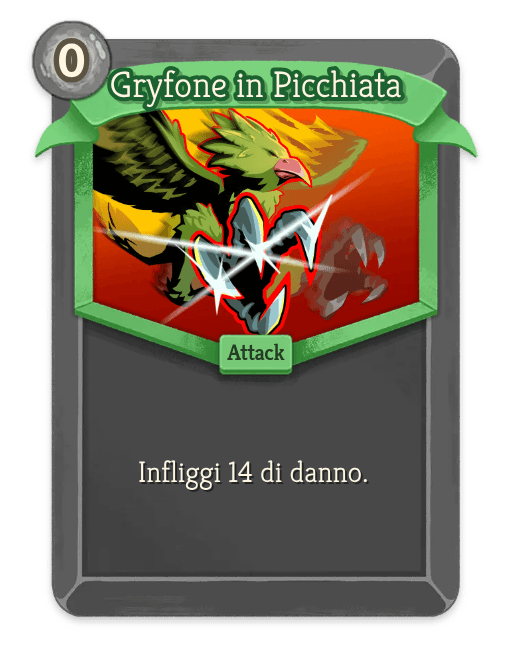 Gryfone in Picchiata