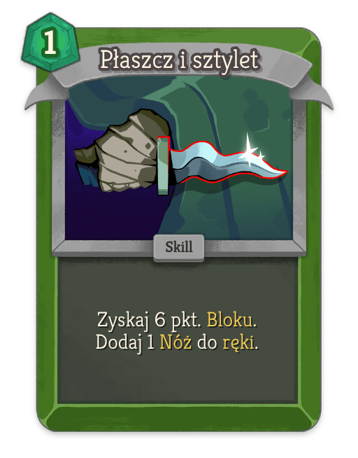 Płaszcz i sztylet