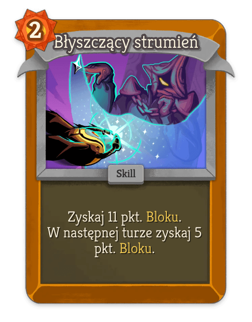 Błyszczący strumień
