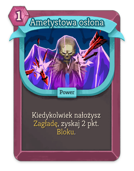 Ametystowa osłona