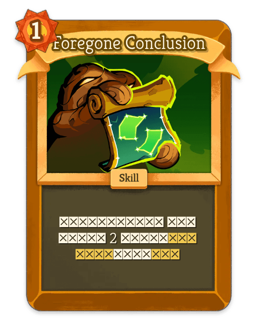 Foregone Conclusion