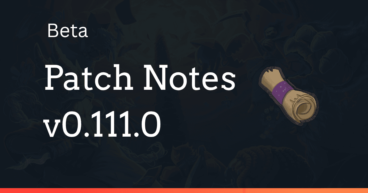 Slay the Spire 2 v0.111.0 Patch Notes