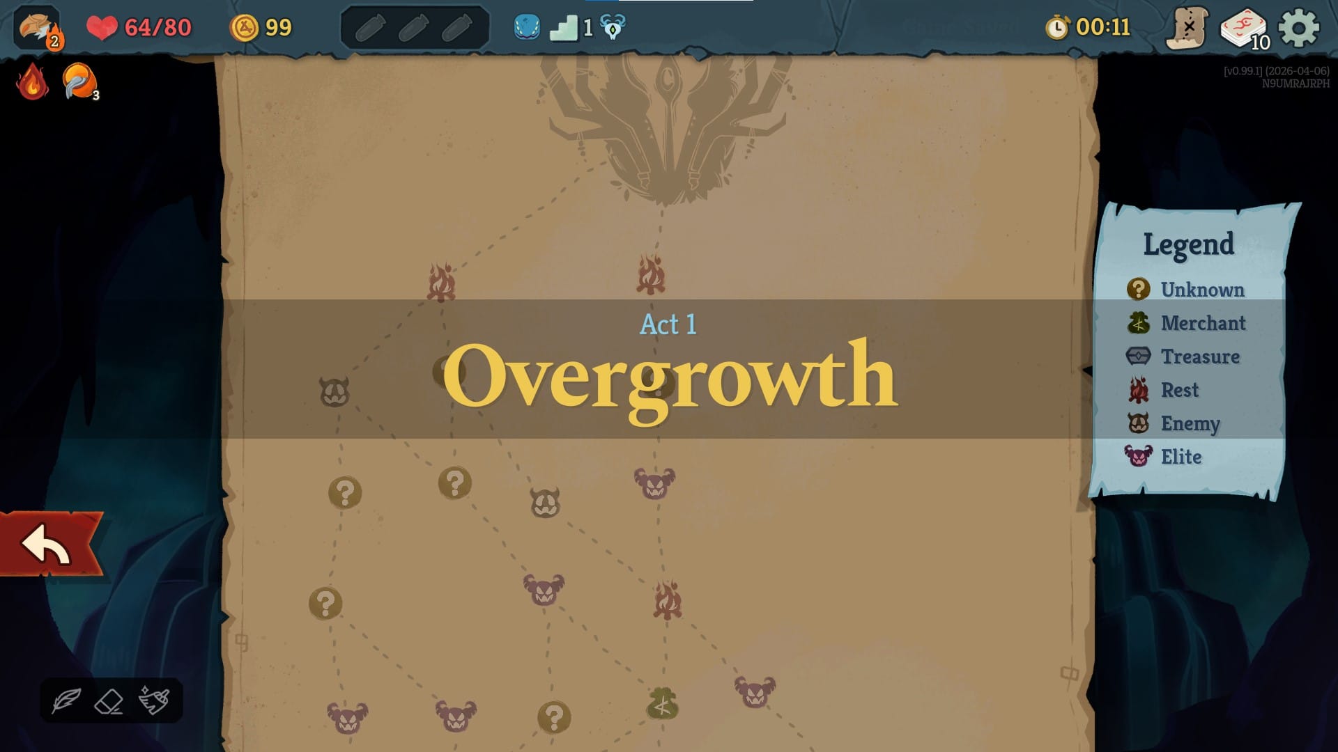 slay the spire 2 overgrowth act 1 map