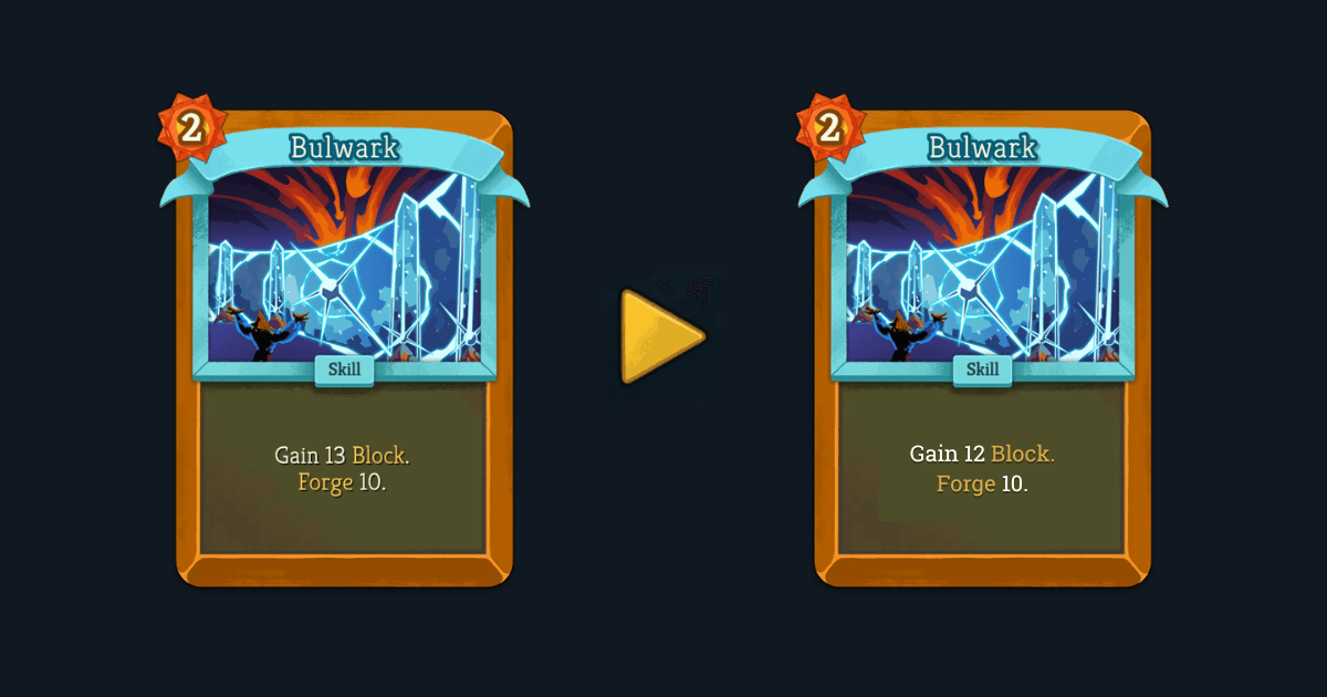 bulwark card change patch v0.105.0