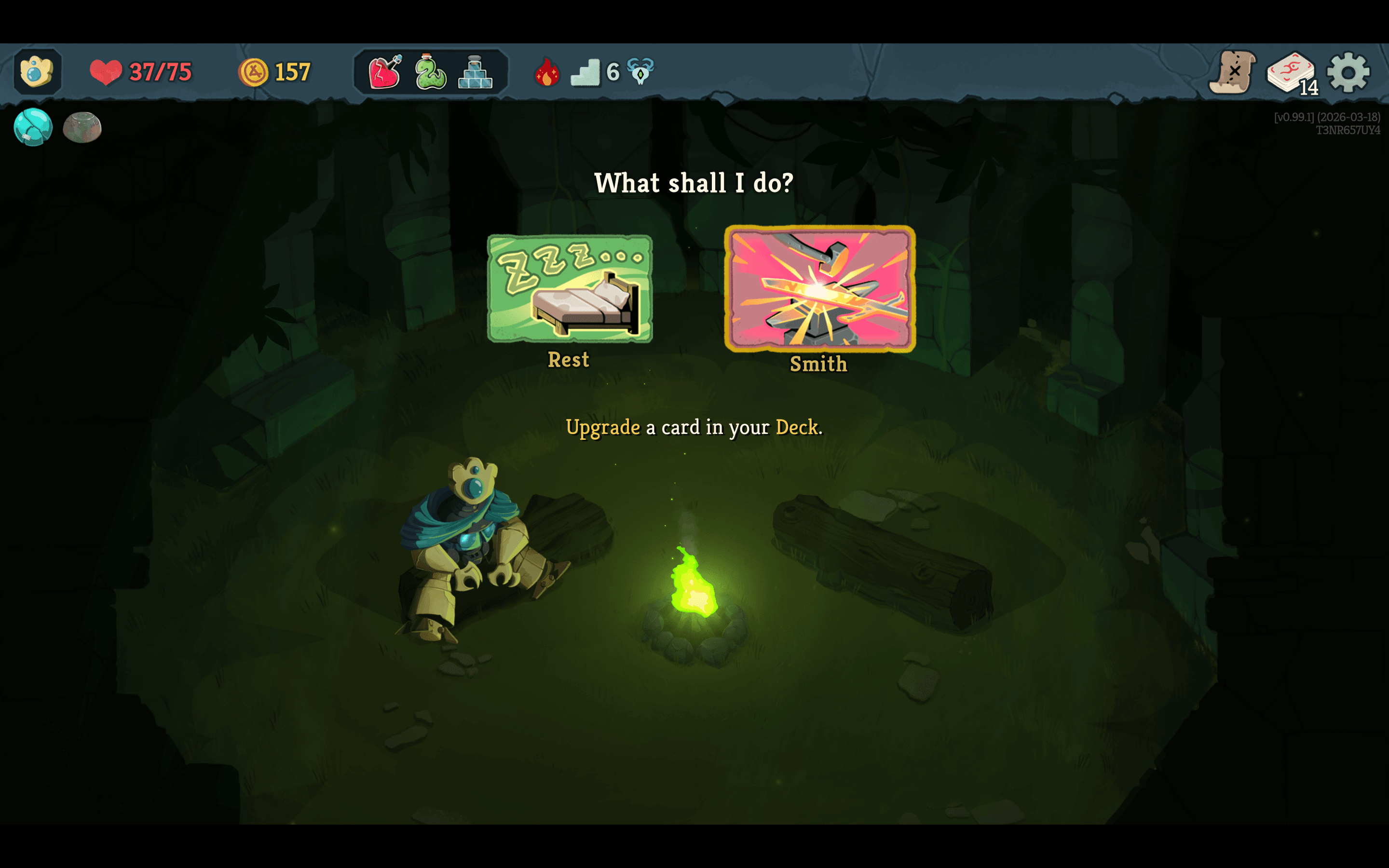 Campsites upgrade or rest slay the spire 2