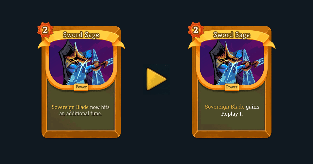 sword sage card change patch v0.105.0