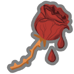 Blood-Soaked Rose
