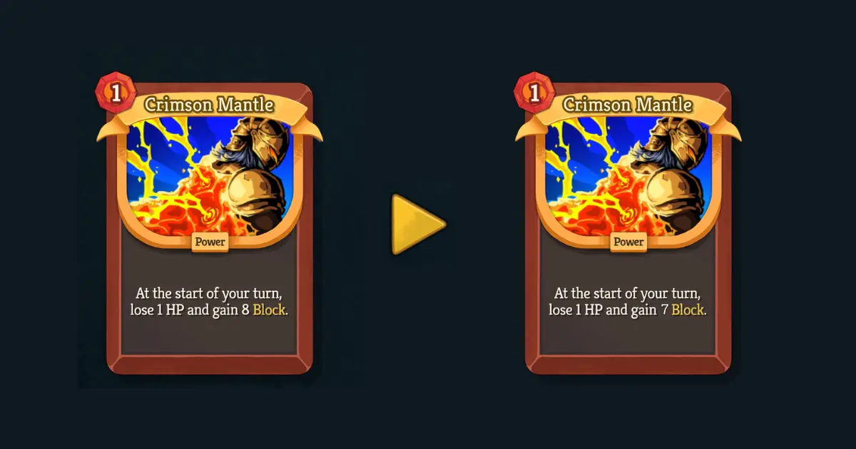crimson mantle change